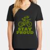 Ladies Core Cotton V-Neck Tee Thumbnail