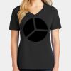 Ladies Core Cotton V-Neck Tee Thumbnail