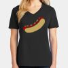 Ladies Core Cotton V-Neck Tee Thumbnail