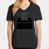 Ladies Core Cotton V-Neck Tee Thumbnail